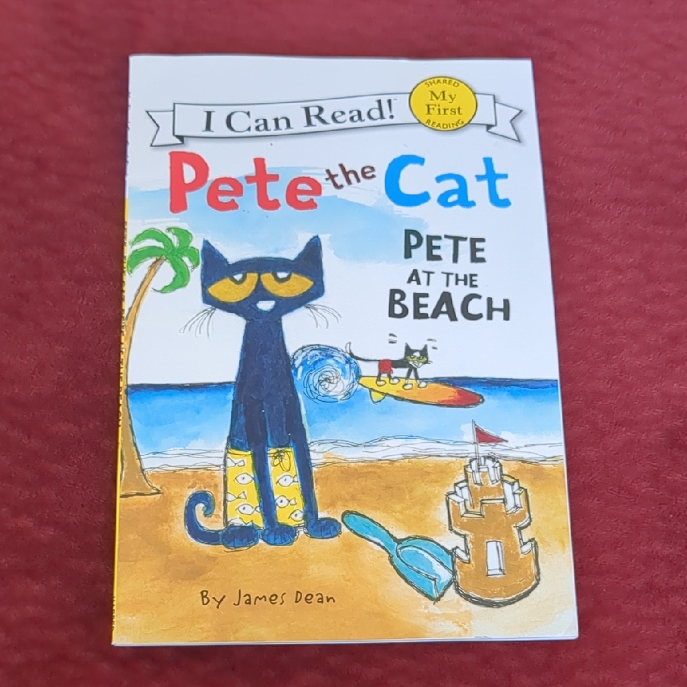 Harper Pete the Cat: Beach Adventure Book - Blue and Yellow